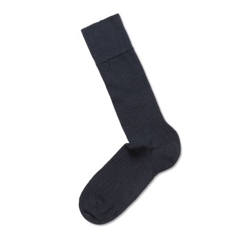 Läs mer om Panos Emporio Strumpor 2P Premium Mercerized Wool Rib Socks Mörkblå One Size Herr