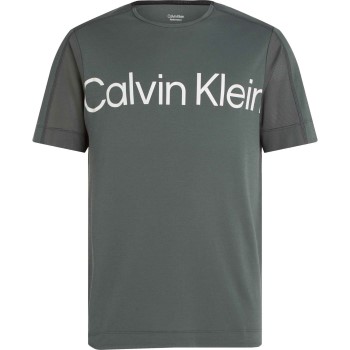 Läs mer om Calvin Klein Sport Pique Gym T-shirt Grön X-Large Herr