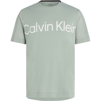 Läs mer om Calvin Klein Sport Pique Gym T-shirt Ljusgrön Medium Herr