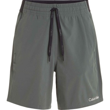Läs mer om Calvin Klein Sport Quick-Dry Gym Shorts Grön polyester X-Large Herr