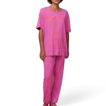 Läs mer om Triumph Shortsleeve Pyjamas Rosa 42 Dam