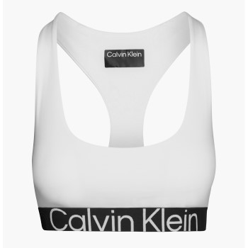 Läs mer om Calvin Klein BH Sport Medium Impact Sports Bra Svart/Vit Small Dam