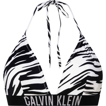 Läs mer om Calvin Klein Print Triangle Bikini Top Zebra Medium Dam
