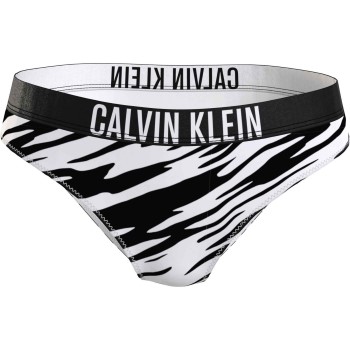 Läs mer om Calvin Klein Classic Print Bikini Bottom Zebra X-Large Dam