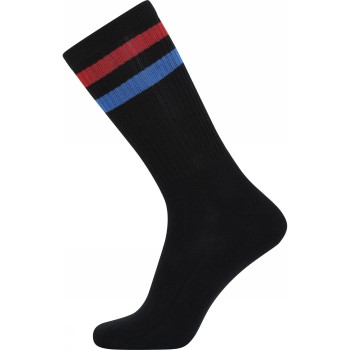 Läs mer om JBS Strumpor Two-striped Socks Svart/Röd Strl 40/47 Herr