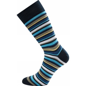 Läs mer om JBS Strumpor Patterned Cotton Socks Blå/Gul Strl 40/47 Herr