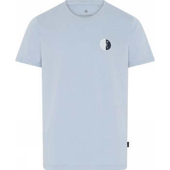 JBS of Denmark Cotton O-neck Blend T-shirt Ljusblå bomull Medium Herr