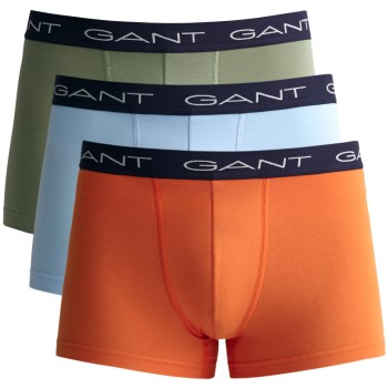 Läs mer om Gant Kalsonger 3P Cotton Trunks Orange bomull Medium Herr