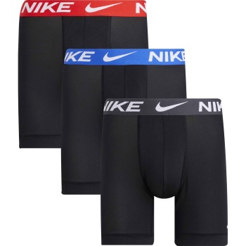 Läs mer om Nike Kalsonger 3P Essentials Micro Boxer Brief Svart/Blå polyester Medium Herr