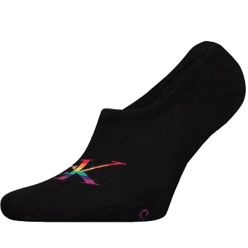 Läs mer om Calvin Klein Strumpor Footie High Cut Pride Sock Svart One Size