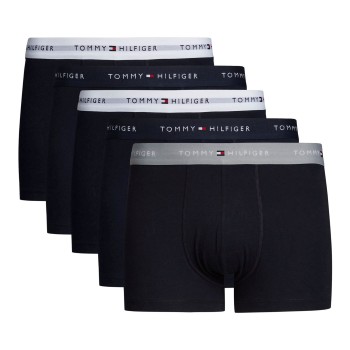 Tommy Hilfiger Kalsonger 5P Signature Cotton Essential Trunk Vit/Marin bomull XX-Large Herr | apparel & accessories - clothing - underwear & socks - underwear | ModeLejon
