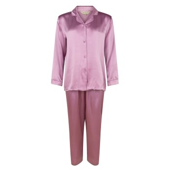 Läs mer om Lady Avenue Pure Silk Basic Pyjamas Rosa silke XX-Large Dam