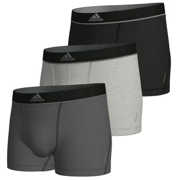 Läs mer om adidas Kalsonger 3P Sport Trunk Svart/Grå polyester XX-Large Herr