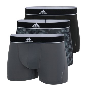 Läs mer om adidas Kalsonger 3P Sport Trunk Grå/Svart polyester Large Herr