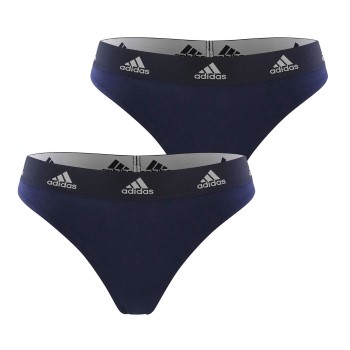 Läs mer om adidas Trosor 2P Underwear Brazilian Thong Marin bomull Medium Dam