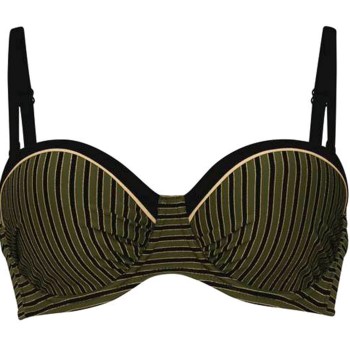 Läs mer om Rosa Faia Holiday Stripes Underwire Bikini Top Oliv F 40 Dam