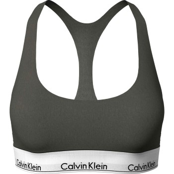 Läs mer om Calvin Klein BH Modern Cotton Bralette Unlined Oliv Medium Dam