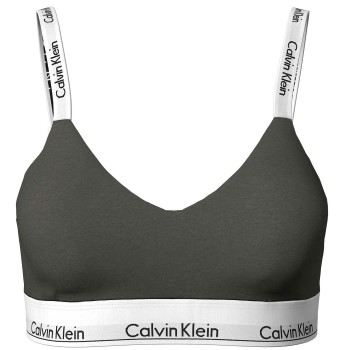 Läs mer om Calvin Klein BH Modern Cotton Light Lined Bralette Oliv Medium Dam