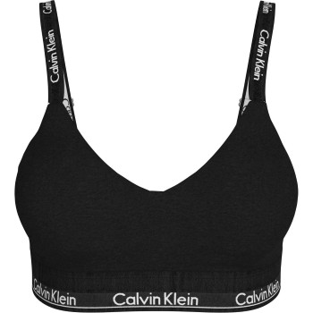 Calvin Klein BH Modern Cotton Light Lined Bralette Helsvart X-Large Dam | apparel & accessories - clothing - underwear & socks - bras | ModeLejon