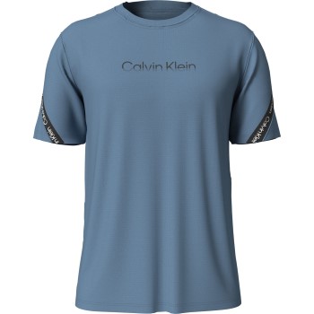 Läs mer om Calvin Klein Sport PW Active Icon T-shirt Blå polyester X-Large Herr
