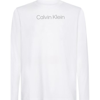 Läs mer om Calvin Klein Sport Essentials LS T-shirt Vit Medium Herr