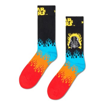 Läs mer om Happy socks Strumpor Star Wars Dart Vader Sock Svart mönstrad bomull Strl 36/40