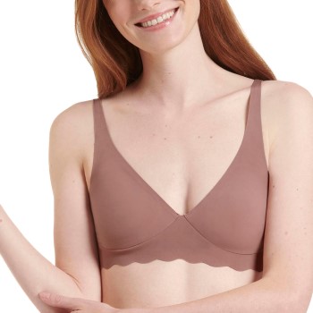 Läs mer om Sloggi BH ZERO Microfibre 2.0 Soft Bra Brun X-Large Dam