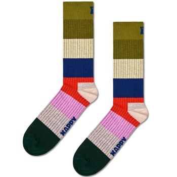 Läs mer om Happy socks Strumpor Chunky Stripe Socks Flerfärgad bomull Strl 36/40