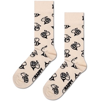 Läs mer om Happy socks Strumpor Bee Sock Svart/Vit bomull Strl 36/40