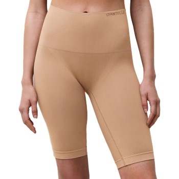Chantelle Trosor Smooth Comfort Sculpting Long Shorts Ljusbrun X-Large Dam | apparel & accessories - clothing - underwear & socks - lingerie | ModeLejon