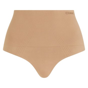 Chantelle Trosor Smooth Comfort High Waisted Thong Ljusbrun X-Large Dam | apparel & accessories - clothing - underwear & socks - lingerie | ModeLejon