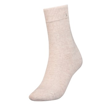 Läs mer om Calvin Klein Strumpor 2P Women Long Home Sock Beige One Size Dam
