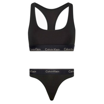 Läs mer om Calvin Klein BH Modern Underwear Gift Set Svart Large Dam