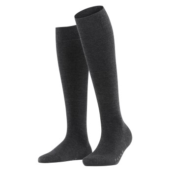 Läs mer om Falke Strumpor Women Softmerino Knee High Antracit Strl 37/38 Dam