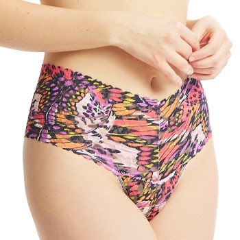 Läs mer om Hanky Panky Trosor Daily Lace Print Retro Thong Flerfärgad nylon One Size Dam