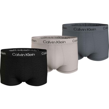 Läs mer om Calvin Klein Kalsonger 3P Stencil Logo Cotton Stretch Trunk Flerfärgad-2 bomull X-Large Herr