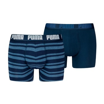 Puma Kalsonger 2P Heritage Stripe Boxer Jeansblå bomull X-Large Herr | apparel & accessories - clothing - underwear & socks - underwear | ModeLejon