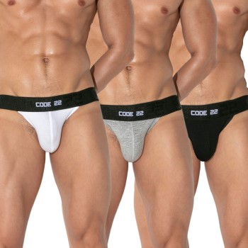 3-Pack Code 22 Essential Jockstrap