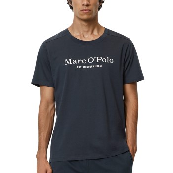 Läs mer om Marc O Polo Logo Top Marin bomull Small Dam