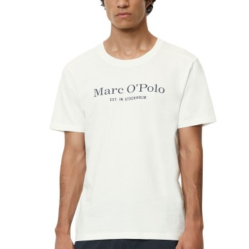 Läs mer om Marc O Polo Logo Top Vit bomull Medium Dam