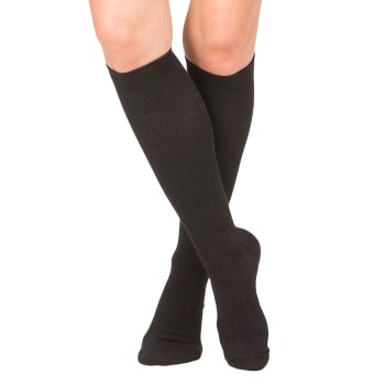 Läs mer om Trofe Wool Knee Socks Strumpor Svart Strl 39/42 Dam