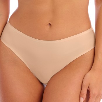 Läs mer om Fantasie Trosor Lace Ease Invisible Stretch Thong Beige polyamid One Size Dam