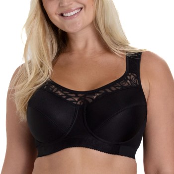 Läs mer om Miss Mary Cotton Simplex Underwire Bra BH Svart F 85 Dam