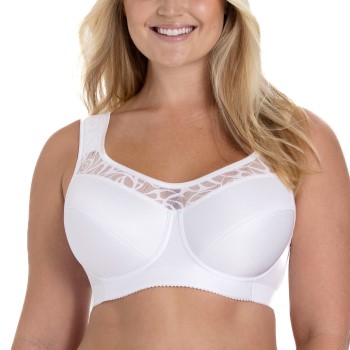 Läs mer om Miss Mary Cotton Simplex Underwire Bra BH Vit D 80 Dam