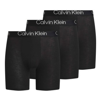 Läs mer om Calvin Klein Kalsonger 3P Ultra Soft Modern Boxer Brief Svart modal Large Herr