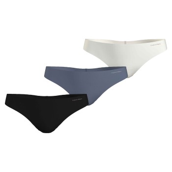 Läs mer om Calvin Klein Trosor 3P Invisible Thong Panties Flerfärgad Medium Dam