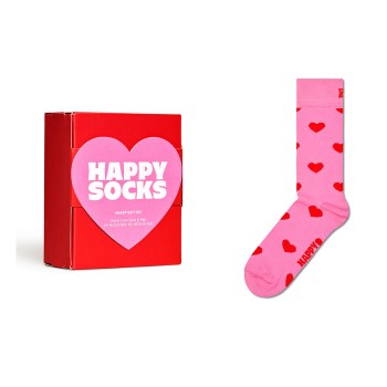Läs mer om Happy socks Strumpor Heart Sock Gift Box Rosa bomull Strl 41/46