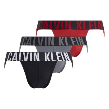 Läs mer om Calvin Klein Kalsonger 3P Intense Power Cotton Jock Strap Flerfärgad bomull Medium Herr