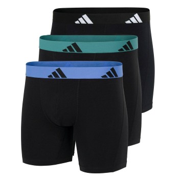 adidas Kalsonger 3P Active Flex Cotton Boxer Brief Svart/Grön bomull XX-Large Herr | apparel & accessories - clothing - underwear & socks - underwear | ModeLejon