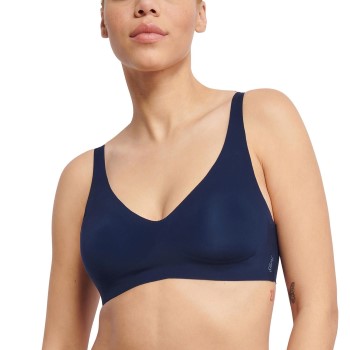 Läs mer om Sloggi BH Zero Feel 2 0 Soft Bra Marin XL+ Dam